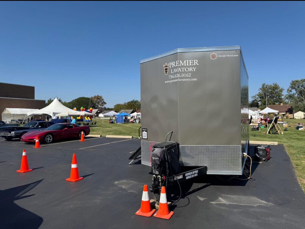 Corporate Event Restroom Trailer