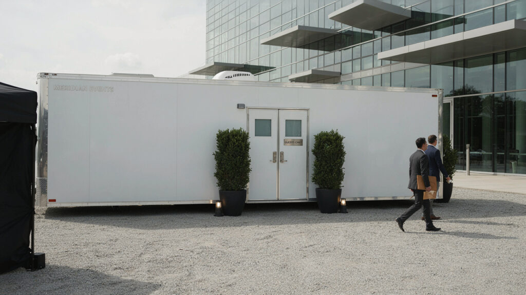 Corporate Event Restroom Trailer