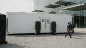 Corporate Event Restroom Trailer